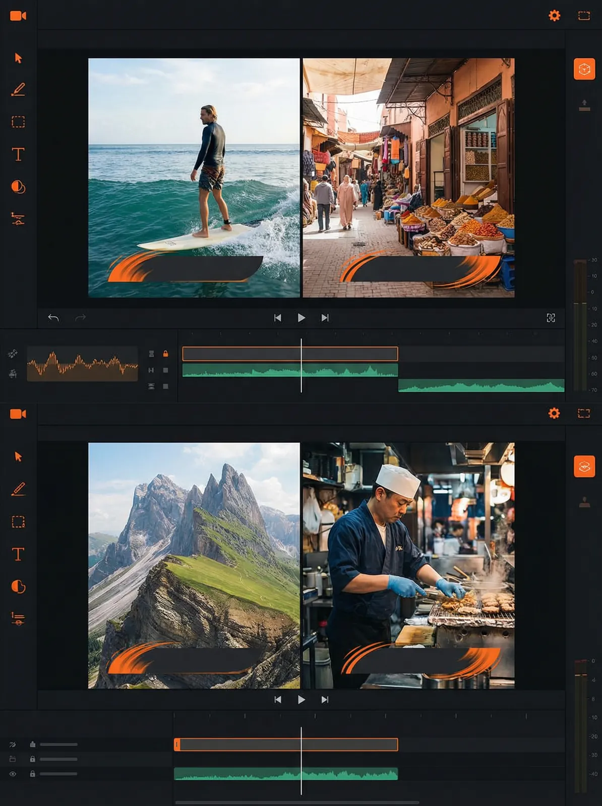 BT游戏app Vlog开场模板设计